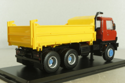 Tatra 815 S3 самосвал с трёхсторонней разгрузкой, красный/желтый, SSM1345, SSM 1:43