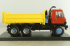 Tatra 815 S3 самосвал с трёхсторонней разгрузкой, красный/желтый, SSM1345, SSM 1:43