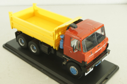 Tatra 815 S3 самосвал с трёхсторонней разгрузкой, красный/желтый, SSM1345, SSM 1:43