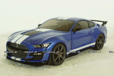 Ford Mustang Shelby GT 500 Fast Track bluemetallic/white, 1805901, Solido 1:18