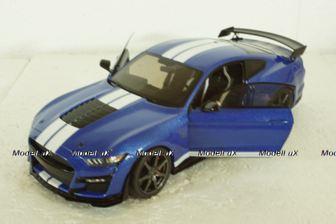 Ford Mustang Shelby GT 500 Fast Track bluemetallic/white, 1805901, Solido 1:18