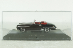 Mercedes 190SL, (R121), 1955 black, Altaya 1:43
