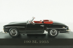 Mercedes 190SL, (R121), 1955 black, Altaya 1:43