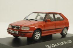 Skoda Felicia GLX, red, KALEIDOSKOP SKODA (DeAgostini) 1:43