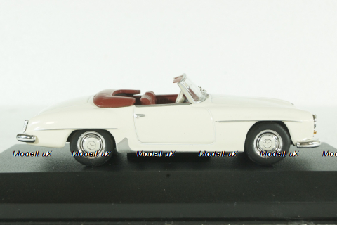 Mercedes 190SL, 1955 (R121), white, Altaya 1:43