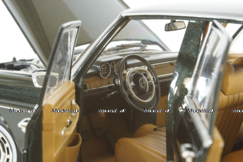 Mercedes 280SE (W108) 1968, dark green, 183935, Norev 1:18