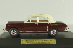 Mercedes 220 S Ponton (W180) 1956, dark red, 4325, Faller 1:43 