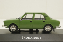 Skoda 105 S, green, KALEIDOSKOP SKODA (DeAgostini) 1:43