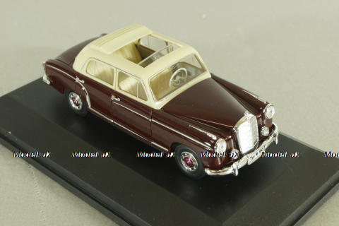 Mercedes 220 S Ponton (W180) 1956, dark red, 4325, Faller 1:43 