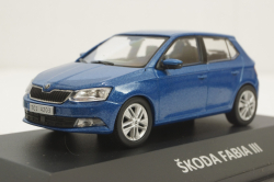 Skoda Fabia III, blue, KALEIDOSKOP SKODA (DeAgostini) 1:43
