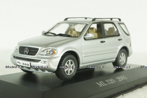 Mercedes ML320, (W163),  silver 2001, Altaya 1:43