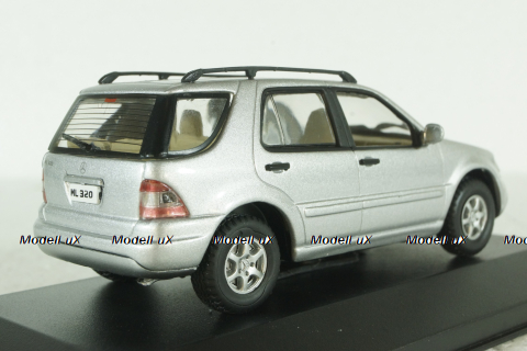 Mercedes ML320, (W163),  silver 2001, Altaya 1:43