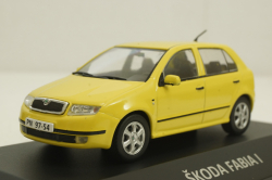 Skoda Fabia I, yellow, KALEIDOSKOP SKODA (DeAgostini) 1:43