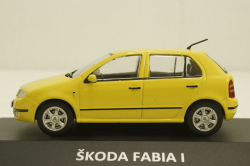 Skoda Fabia I, yellow, KALEIDOSKOP SKODA (DeAgostini) 1:43