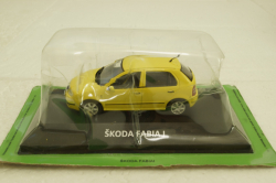 Skoda Fabia I, yellow, KALEIDOSKOP SKODA (DeAgostini) 1:43