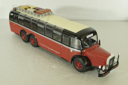 Mercedes O 10000 bus, red, AUTOBUS DAL MONDO #2, Hachette 1:43 