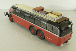 Mercedes O 10000 bus, red, AUTOBUS DAL MONDO #2, Hachette 1:43 