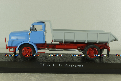 IFA H6 Kipper 1957 dump truck, blue/grey, Atlas 1:43