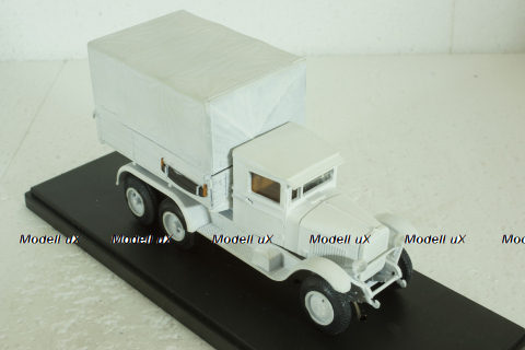 Зис-6 с тентом, зимний окрас 1943, Model43 1:43