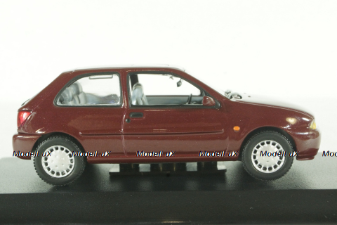 Ford Fiesta 1996 dark red,  Minichamps 1:43