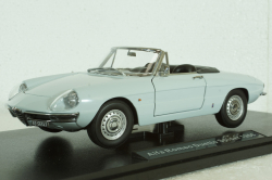 Alfa Romeo 1600 Duetto Spider 1966, blue celeste, 18120002, TOURING 1:18