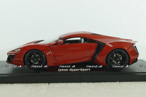 Lykan Hypersport red, Fast Furious, Jada 1:18