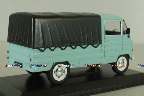 ZUK A-03 бортовой c тентом, голубой, RIegi Idok Legendas Autoi #46,  Deagostini 1:43