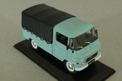 ZUK A-03 бортовой c тентом, голубой, RIegi Idok Legendas Autoi #46,  Deagostini 1:43