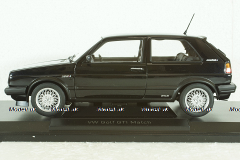 Volkswagen Golf II Gti Match, black metallic 1989, 188559, Norev 1:18