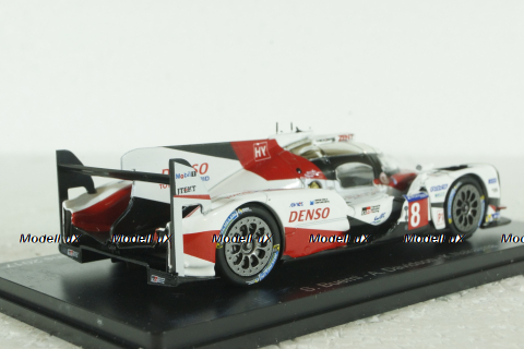 Toyota TS050 Hybrid #8 8th 24h LeMans 2017 Buemi, Davidson, Nakajima, Spark 1:43