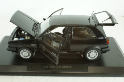 Volkswagen Golf II Gti Match, black metallic 1989, 188559, Norev 1:18