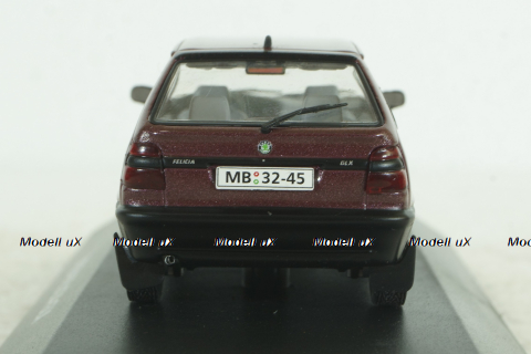 Skoda Felicia dark red, KALEIDOSKOP SKODA (DeAgostini) 1:43