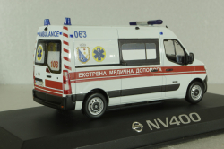 Nissan NV400 Van, Медична допомога, білий, SAL006, Salah43 1:43