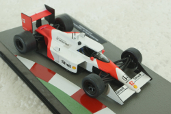 McLaren MP4/4 Ayrton Senna, white/red,  Altaya 1:43