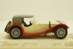 Jaguar SS100, beige/red, 4002, Solido 1:43