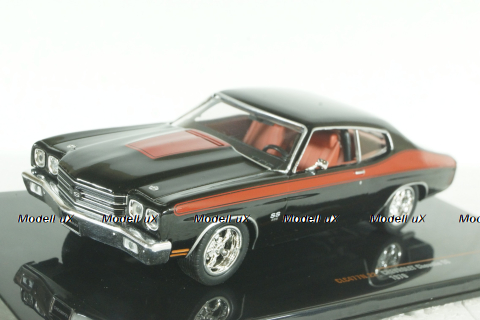 Chevrolet Chevelle SS  1970 black/red, CLC477N.22, IXO 1:43 