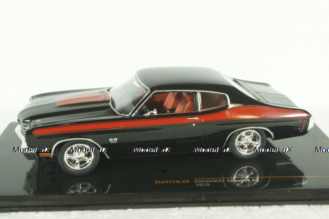 Chevrolet Chevelle SS  1970 black/red, CLC477N.22, IXO 1:43 