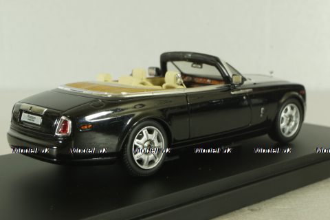 Rolls Royce Phantom Drophead Coupe, diamond black 2007, 05532DBK, Kyosho 1:43