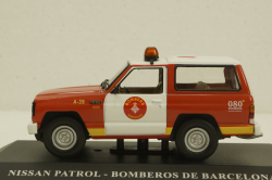 Nissan Patrol Barcelona bomb squad, fire engine,  1994, Altaya 1:43