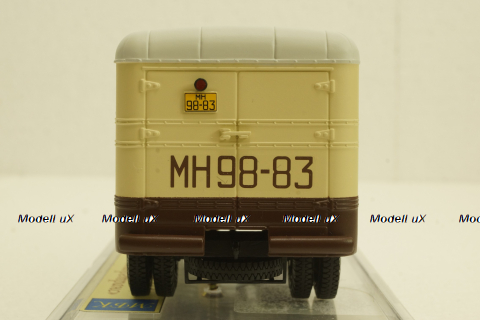 Газ-51 образца 46 года, с дерево металлической кабиной фургон "Мосторгтранс", МБК 1:43