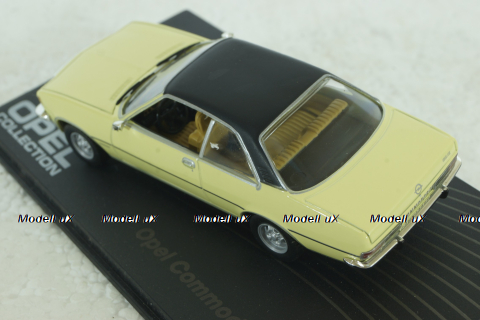 Opel Commondore B GS/E 1972, yellow, OPC014, Opel Collection #14 1:43