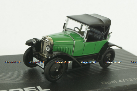 Opel 4/12 PS 1924 green, OPC022, Opel Collection #22 1:43