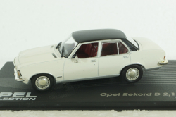 Opel Rekord D 2,1 Liter 1973 white, OPC020, Opel Collection #20 1:43