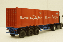 Маз-938920 контейнеровоз, п/прицеп, 102163, АвтоИстория 1:43