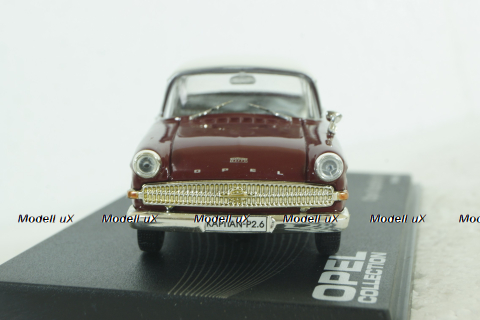 Opel Kapitan PII 1959, red, OPC018, Opel Collection #18 1:43
