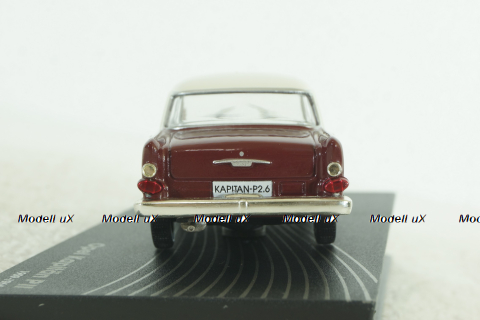 Opel Kapitan PII 1959, red, OPC018, Opel Collection #18 1:43