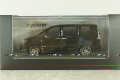 Nissan Serena Highway Star, Gybrid 2014, brown, 03871TB, Kyosho 1:43