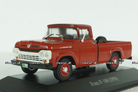 Ford F-100 Pick-Up 1959 red, Altaya 1:43