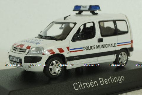 Citroën Berlingo Police Municipale 2004, white, 155725, Norev 1:43