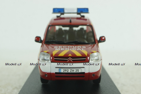 Citroën Berlingo Firefighters (Medical Assistance) 2004, red, 155722, Norev 1:43